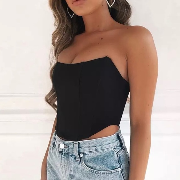 Black corset top - Picture 1 of 5